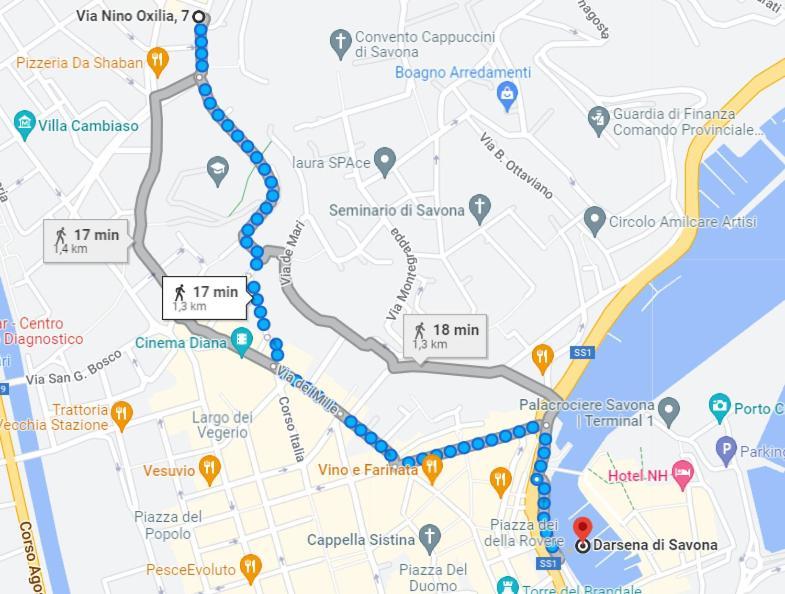Appartamento Con Ac-Wi-Fi- Centro A 7 Min Savona Luaran gambar