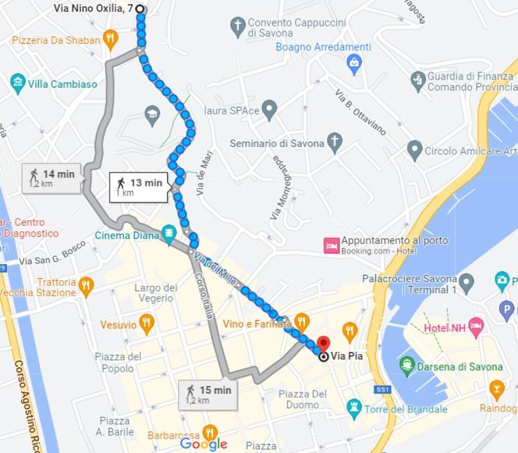 Appartamento Con Ac-Wi-Fi- Centro A 7 Min Savona Luaran gambar